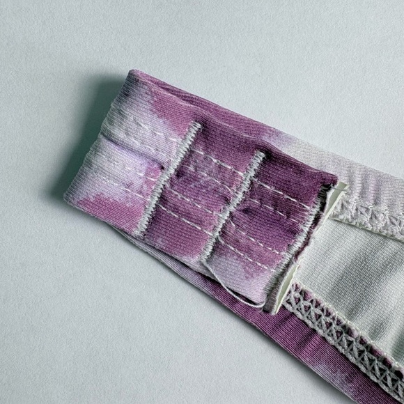 Fresh Water Brand - Purple and White High-Waist Tie-Dye Bikini Set Wome's size M - Picture 9 of 9